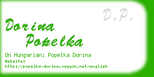 dorina popelka business card